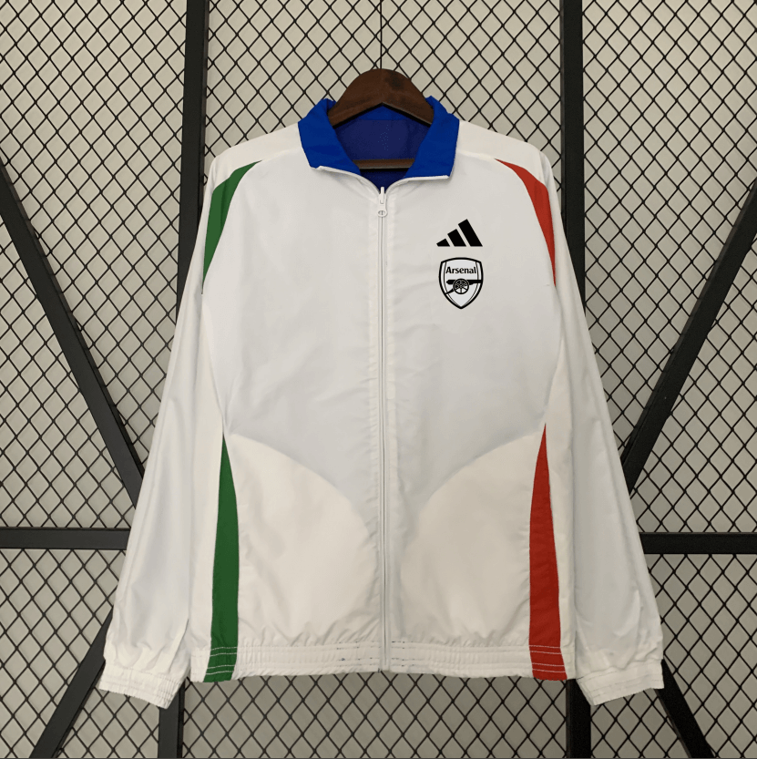 2024/2025 Arsenal Reversible Windbreaker Blue-White