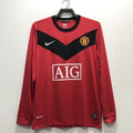 2009/2010 Retro Long Sleeve Manchester United Home