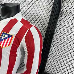 2025/2026 Player Version Atletico Madrid Home Long Sleeve