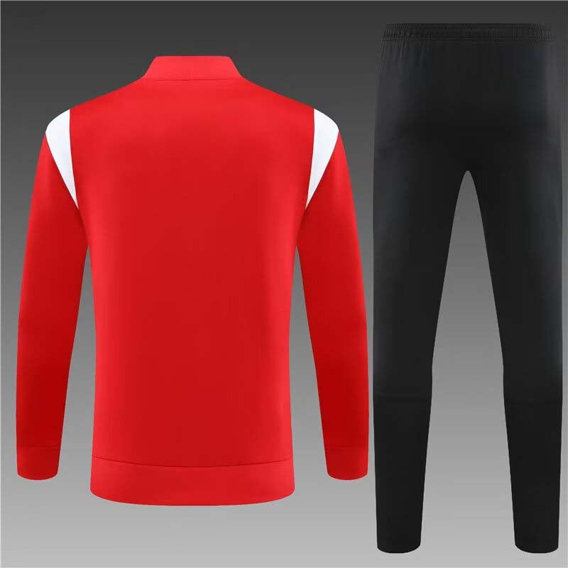 2023/2024 AC Milan Long Zipped Jacket Red