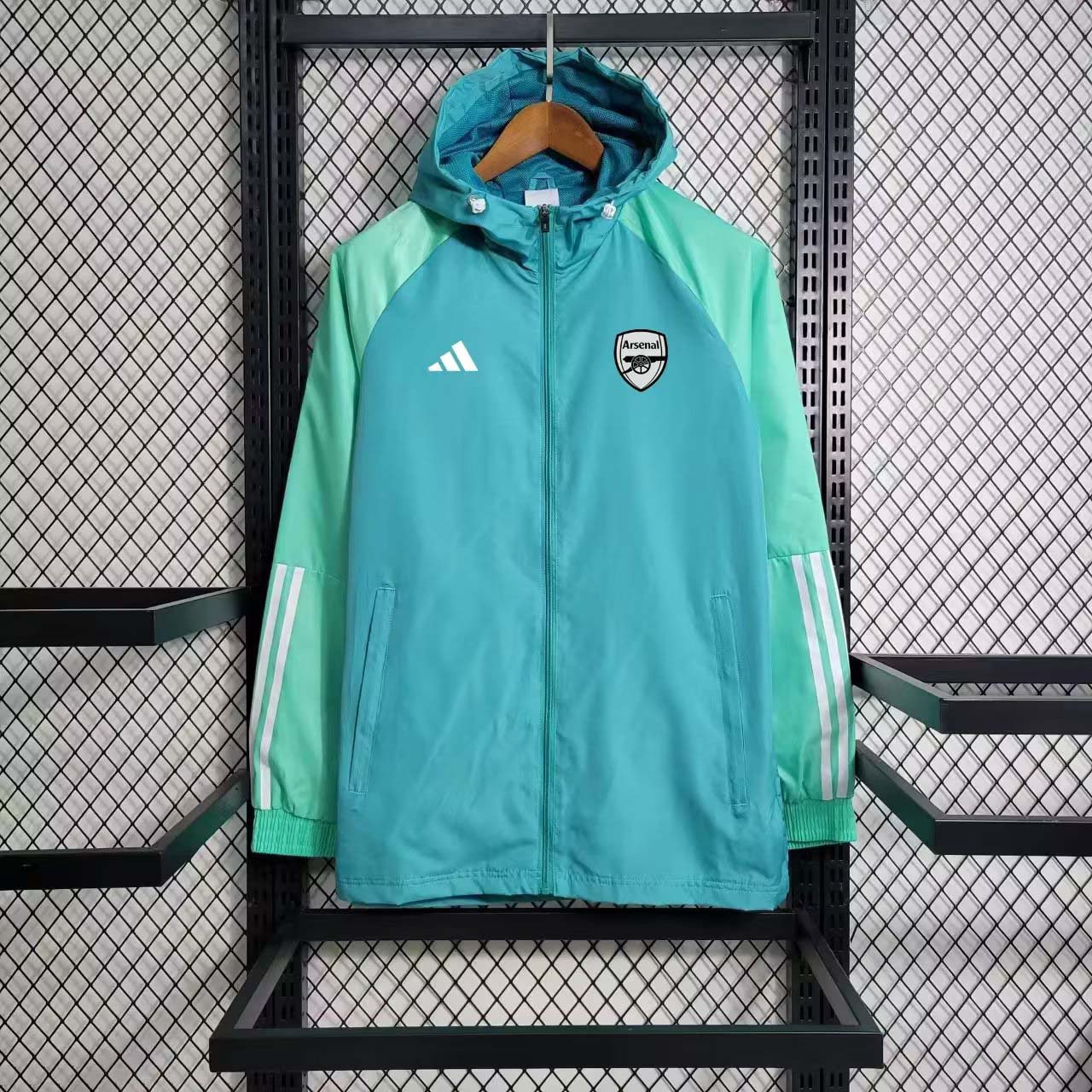 2023-2024 Arsenal  Windbreaker Light green