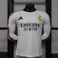 2026/2027  Long Sleeve Player Version Real Madrid Home Jersey 1:1 Thai Quality topjersey
