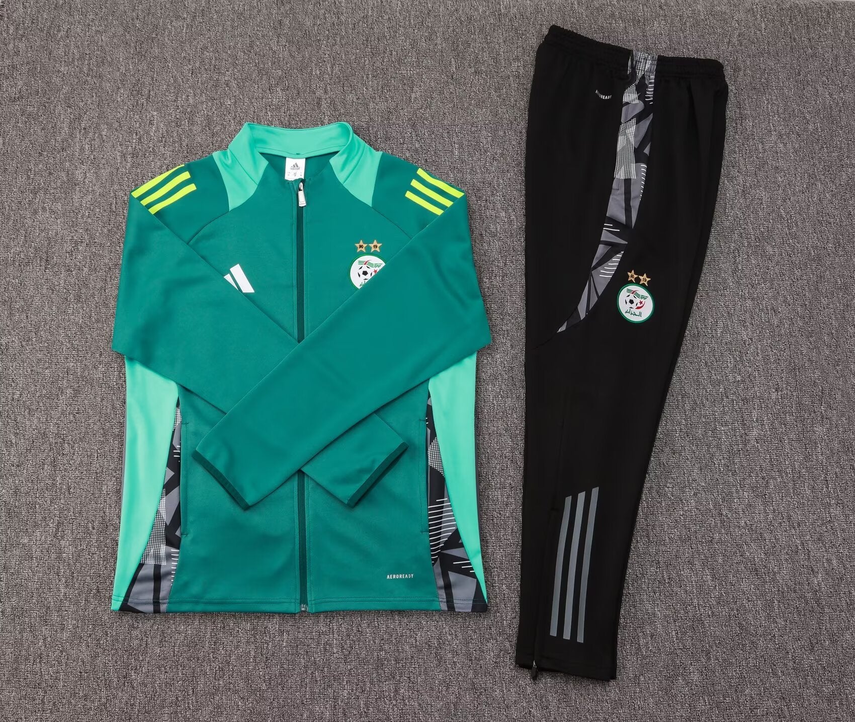 2024 Algeria Long Zipped Jacket Green