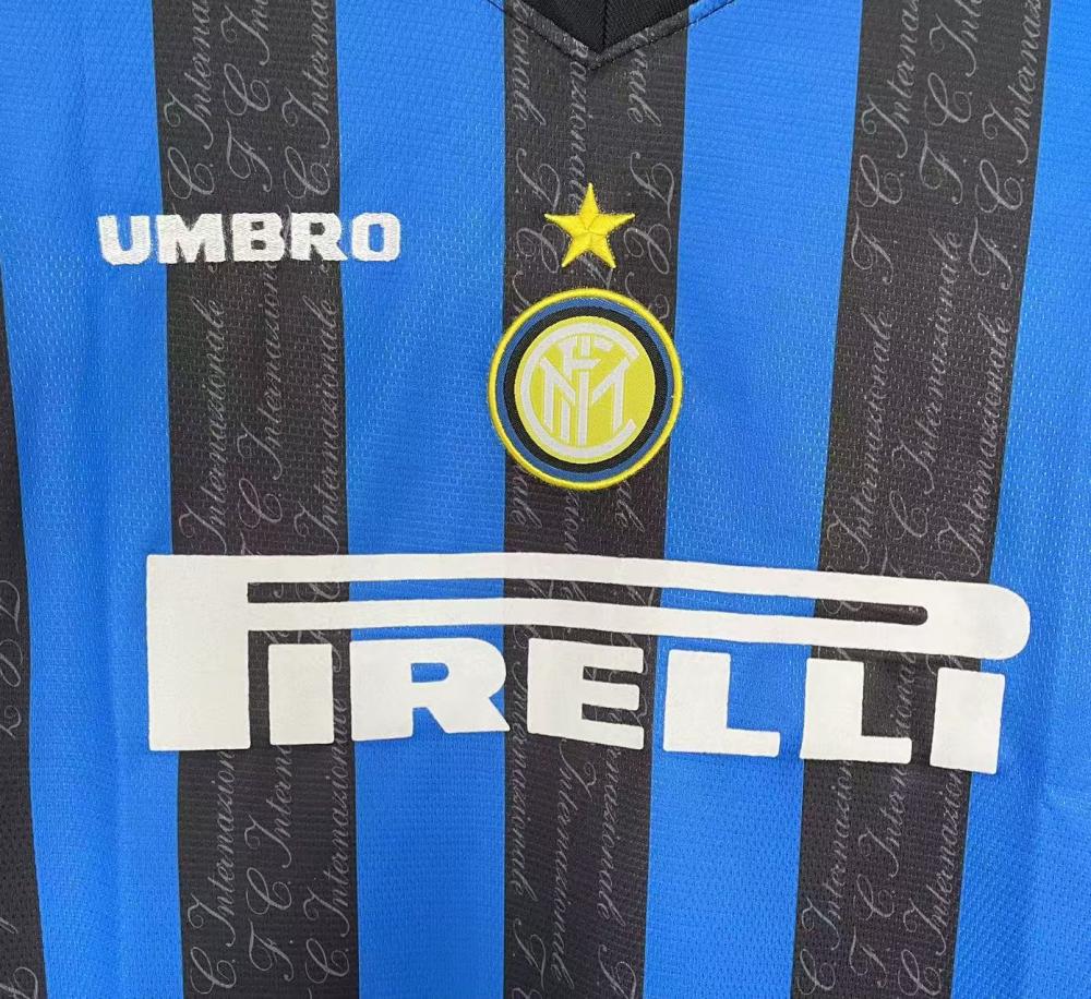 1997/1998 Retro Long Sleeve Internazionale Milan Home