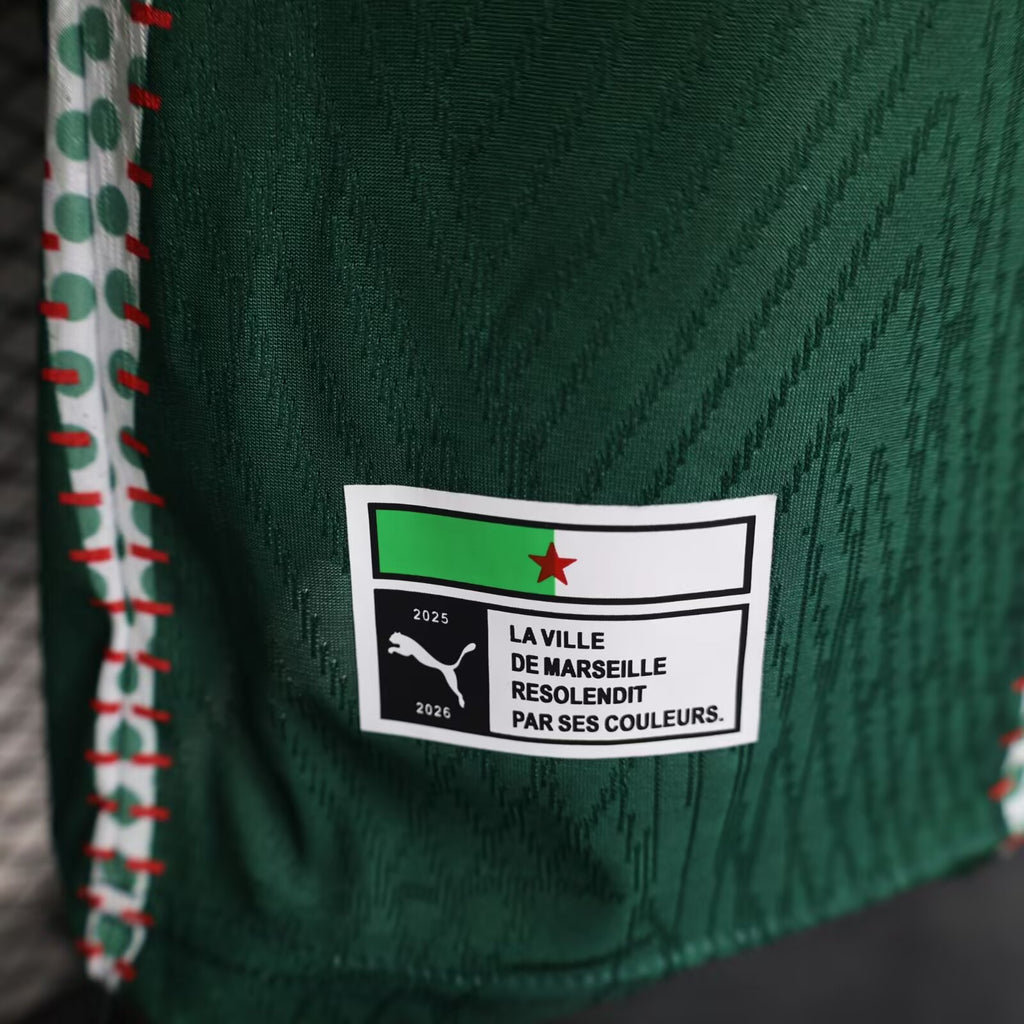 2026/2027 Player Version Marseille Special Edition White Green Football Jersey 1:1 Thai Quality