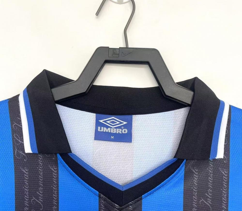 1997/1998 Retro Long Sleeve Internazionale Milan Home