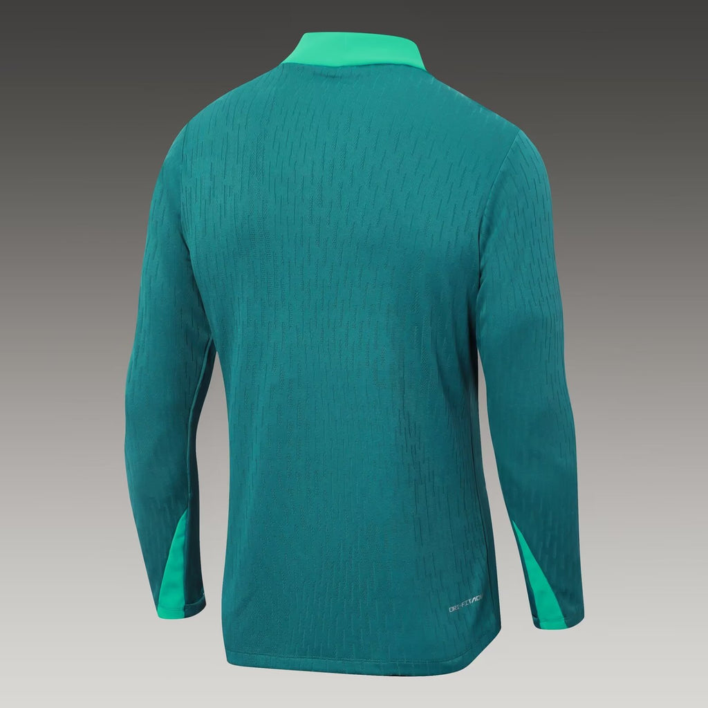 2024 Portugal Half-Pull Training Suit Dark Green
