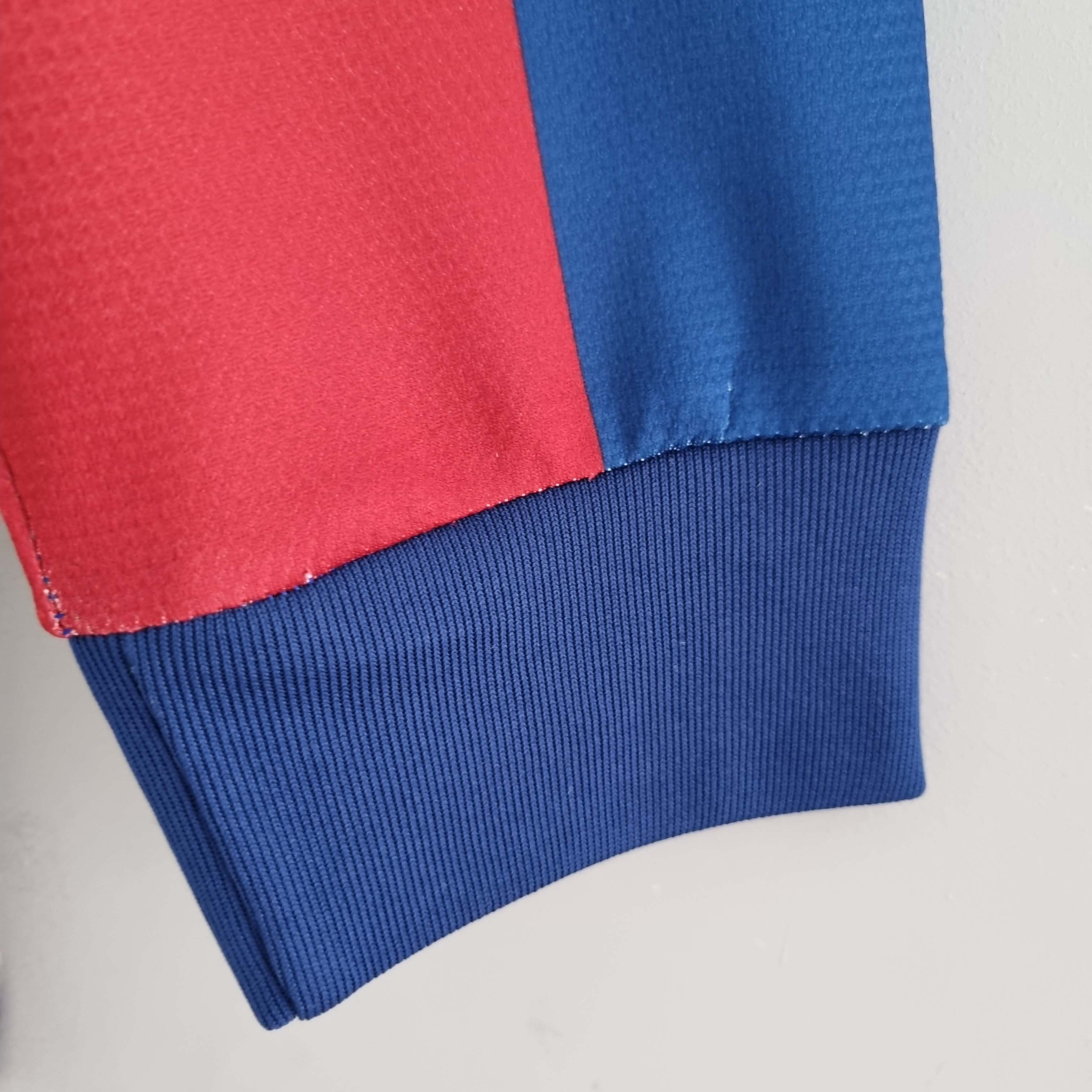 2010/2011 Retro Long Sleeve Barcelona Home