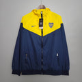 2021 Windbreaker Blue-Yellow Boca Juniors Jersey