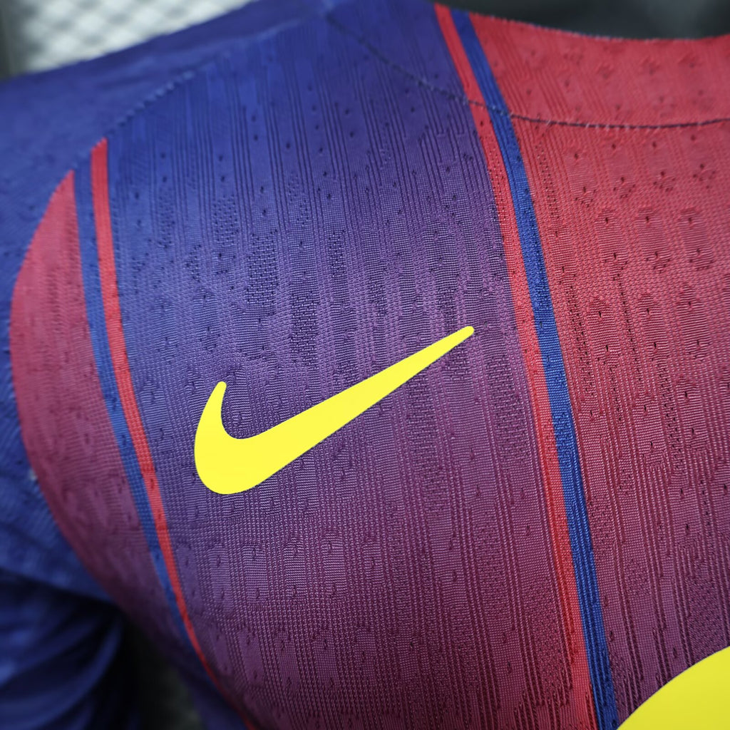 2025/2026 Long Sleeve Player Version Barcelona Home