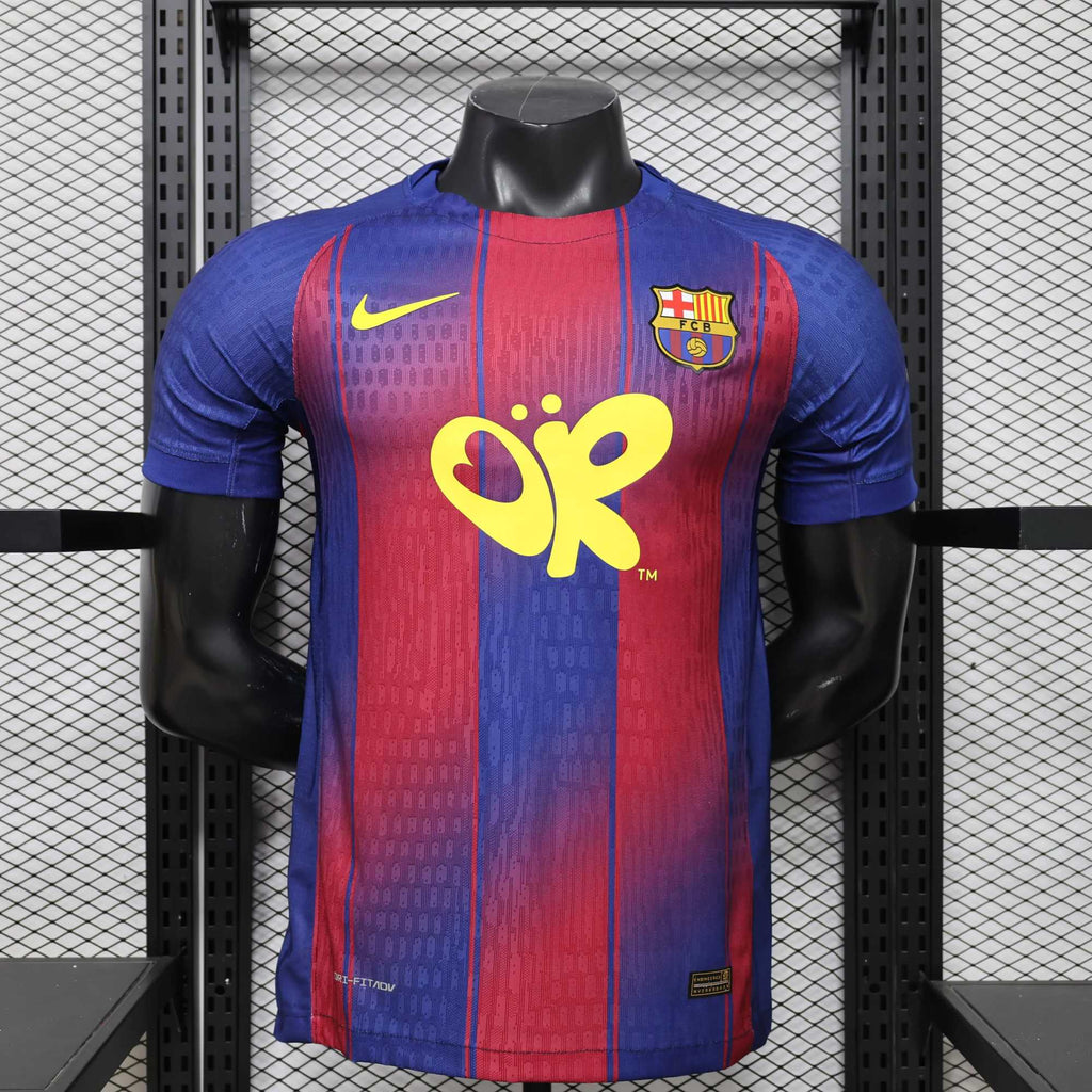 2026/2027 Player Version Barcelona "OK" Collab Edition Football Shirt 1:1 Thai Quality