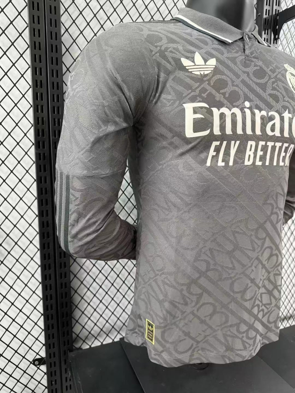 2024/2025 Player Version Real Madrid Third Away Long Sleeve Jersey