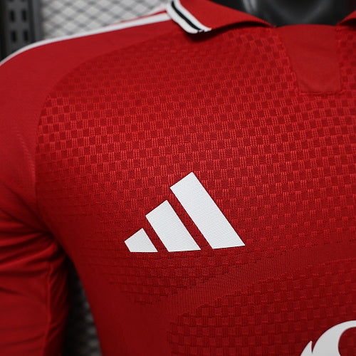 2026/2027 Long Sleeve Player Version Manchester United Home Football Shirt 1:1 Thai Quality topjersey