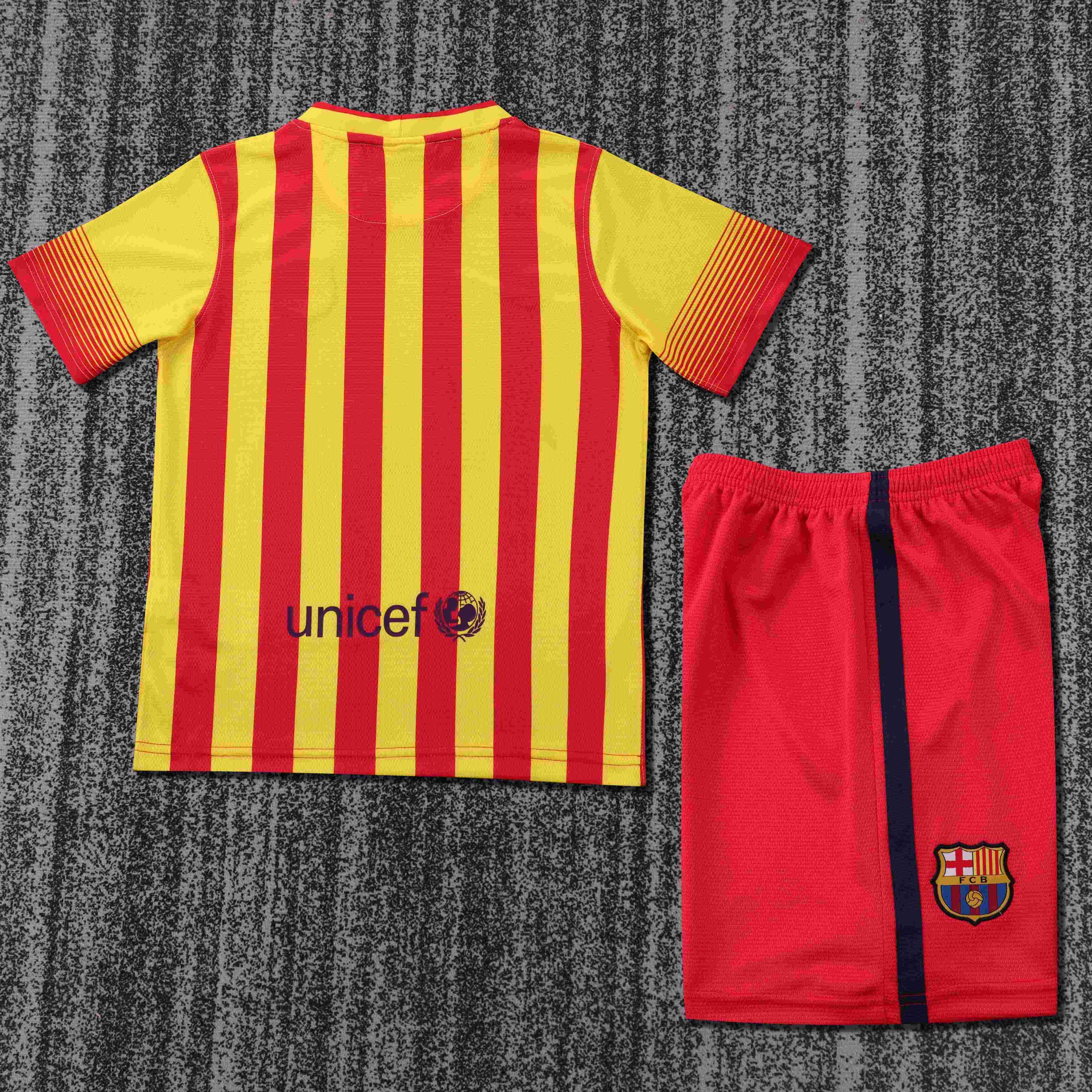 2013-2014 Retro Barcelona Away