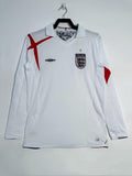 2006 Retro Long Sleeve England Home