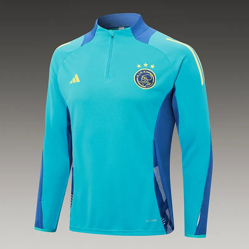 2024/2025 Ajax Half-Pull Training Suit Baby Blue
