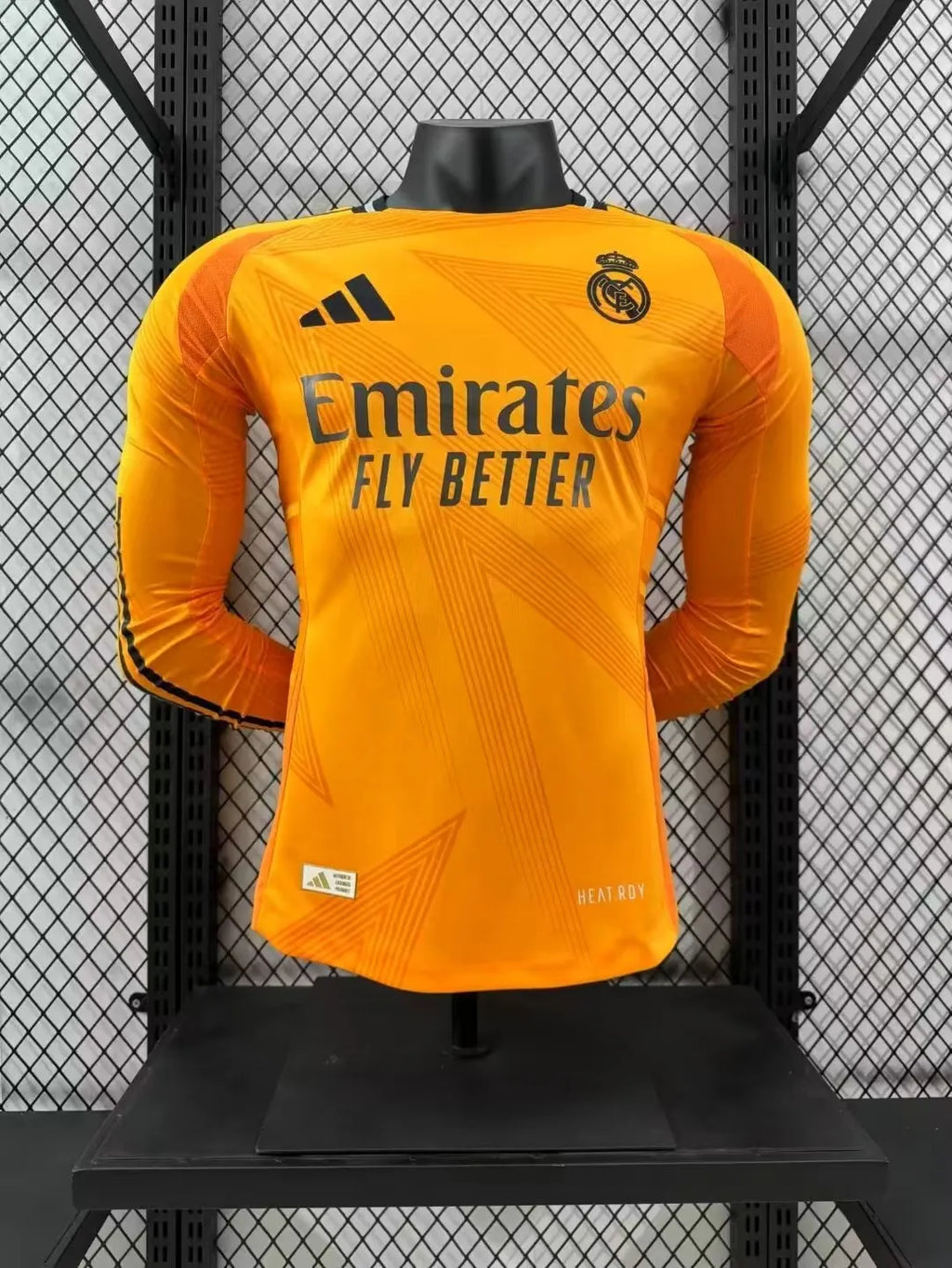 2024/2025 Player Version Real Madrid Away Long Sleeve Jersey