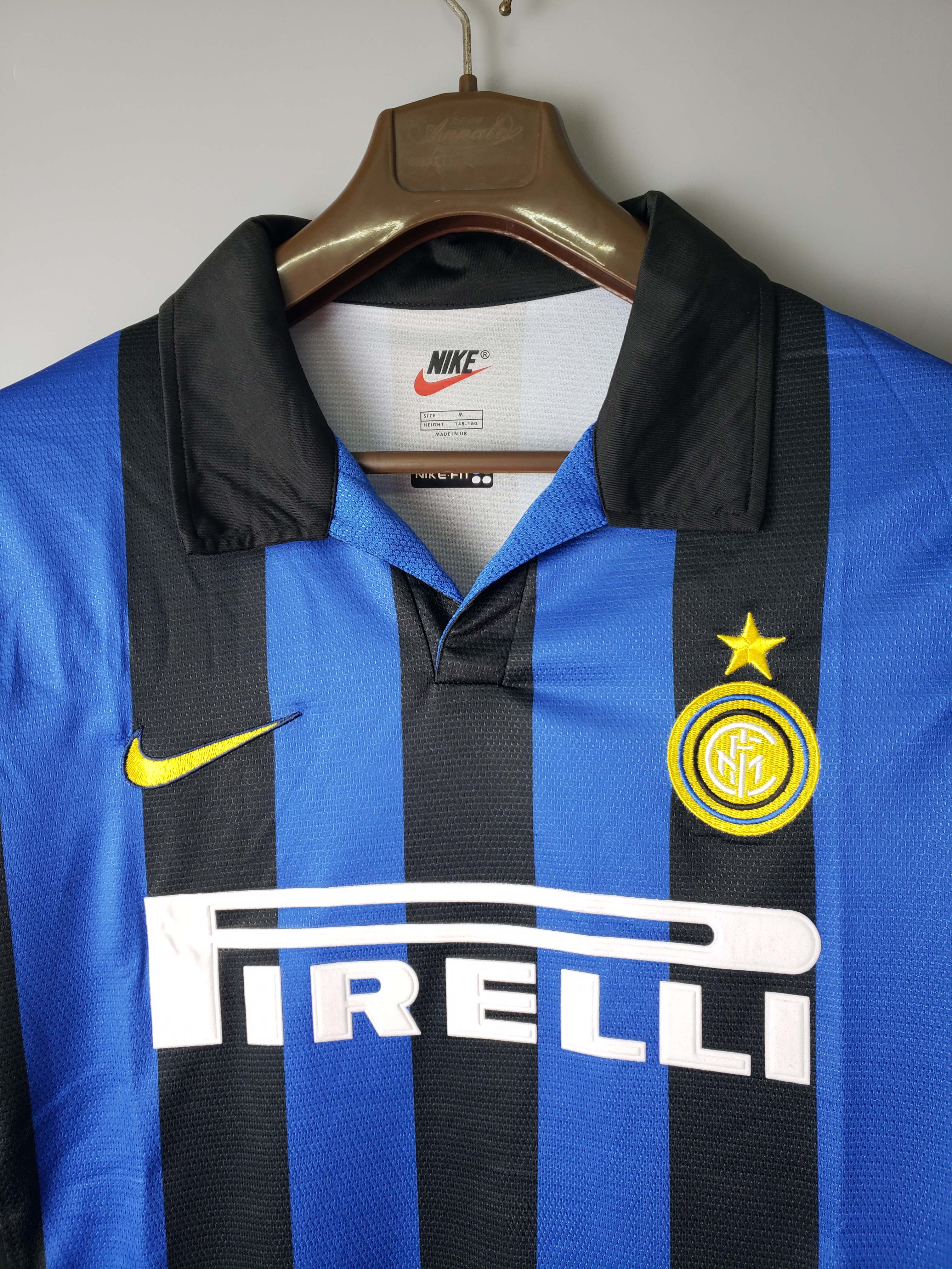 1998/1999 Retro Long Sleeve Internazionale Milan Home