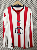 2026/2027 Long Sleeve Chivas 120th Anniversary Edition Red & White Football Jersey 1:1 Thai Quality topjersey