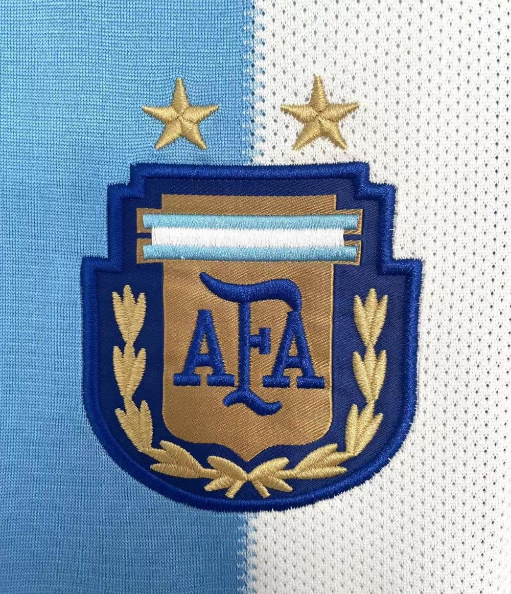 2010 Retro Argentina National Team Home Jersey