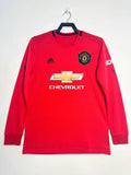 2019-2020 Retro Long Sleeve Manchester United Home