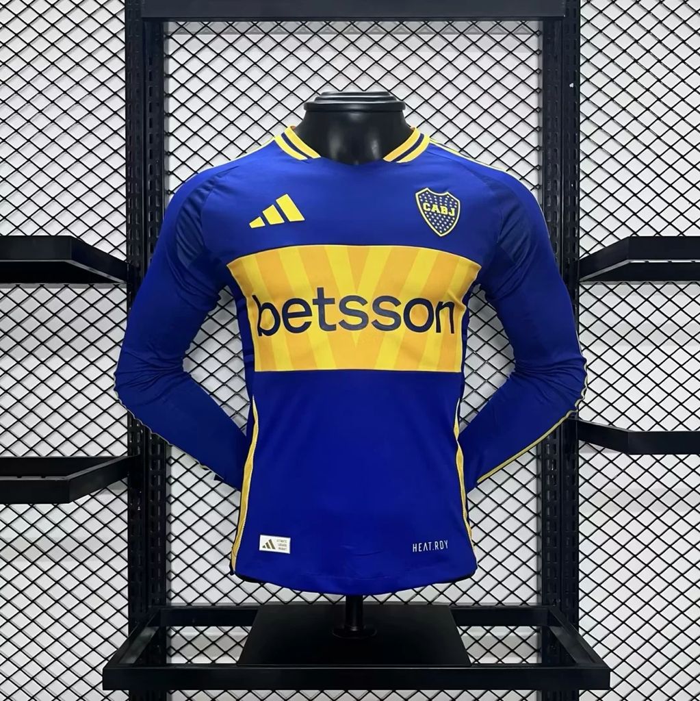 2024/2025 Player Version Boca Juniors Home Long Sleeves