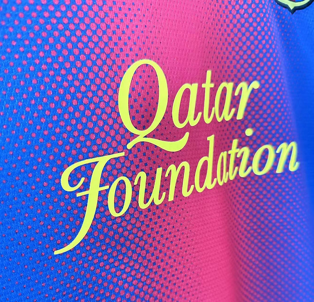 2012/2013 Retro Long Sleeve Barcelona Home