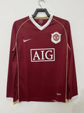 2006/2007 Retro Long Sleeve Manchester United Home