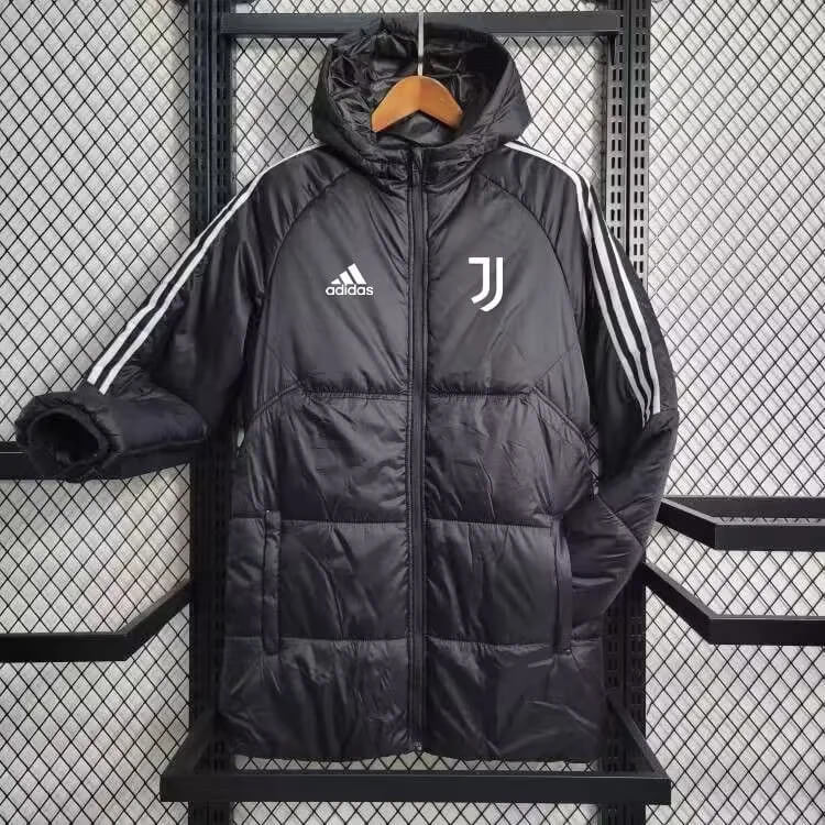 2024/2025 Juventus Black-White Edge Soccer Long Cotton jacket