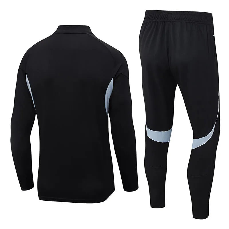 2025/2026 Germany Half-Pull Training Suit Black Jersey Set