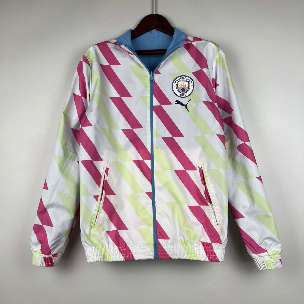 2023/2024 Manchester City Reversible Windbreaker Blue