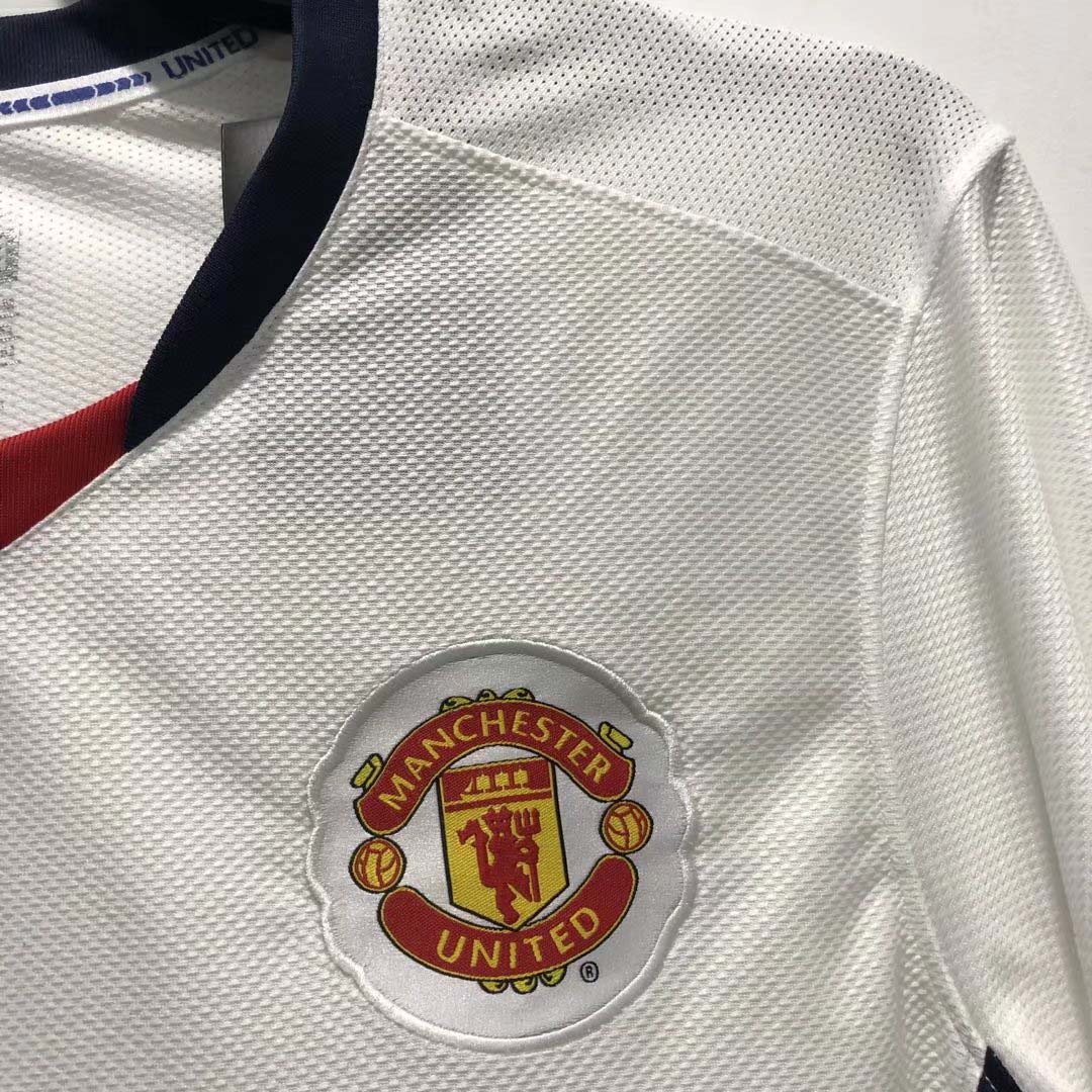2008-2009 Retro Long Sleeve Manchester United Home