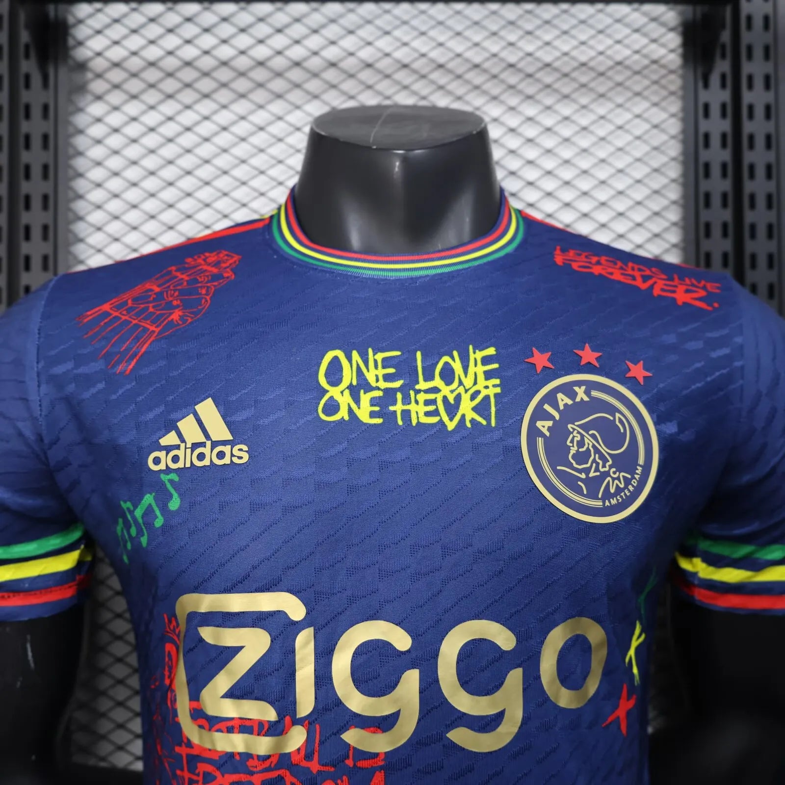 2025/2026 Player Version Ajax Doodle Plate Royal Blue