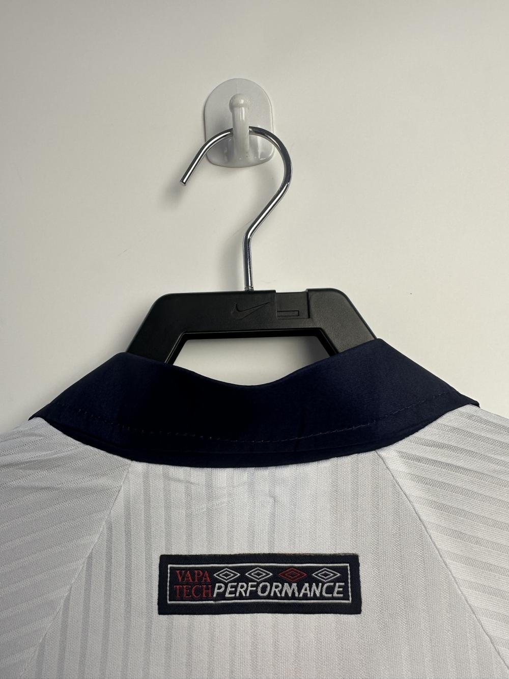 1998 Retro Long Sleeve England Home