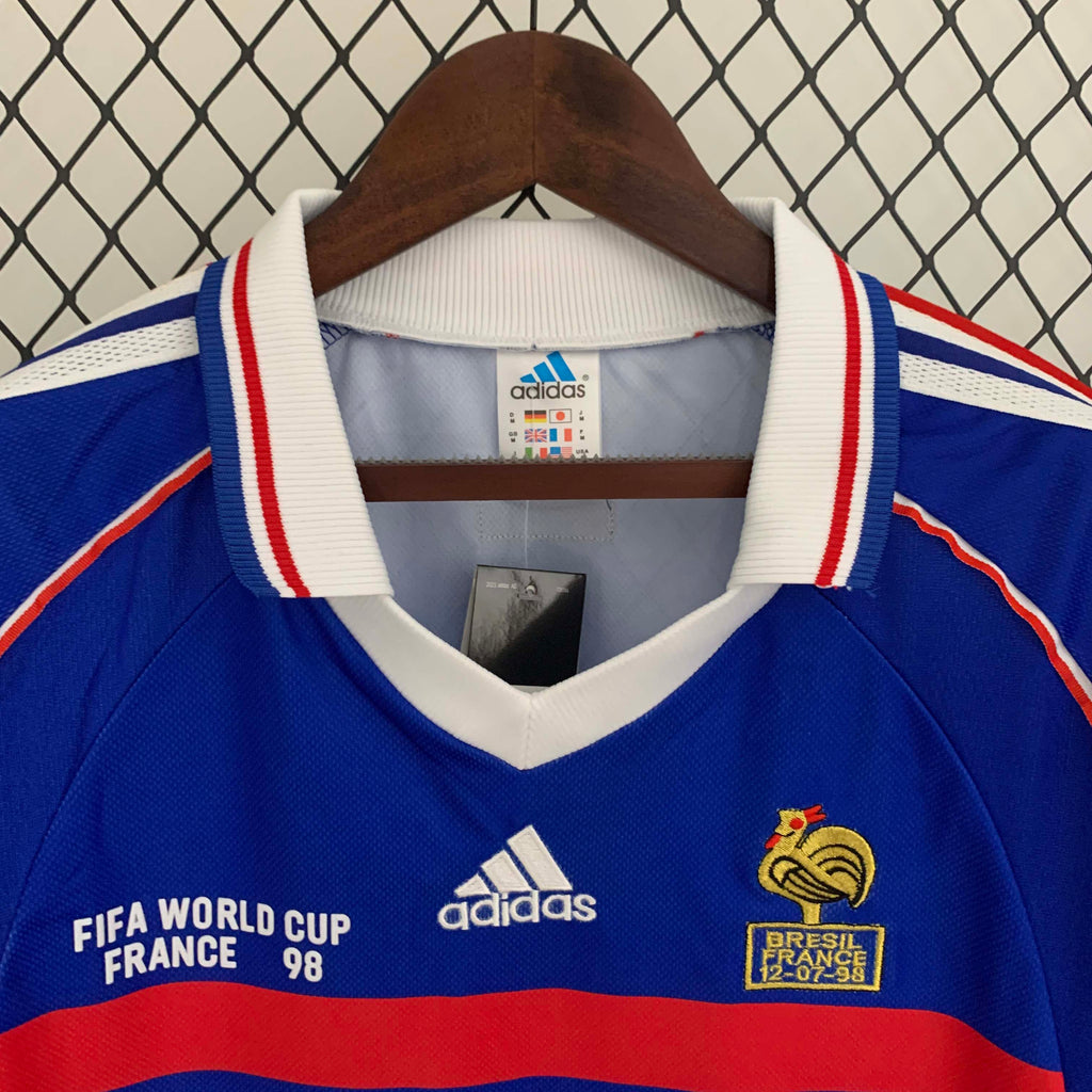 1998 Retro Long Sleeve France Home