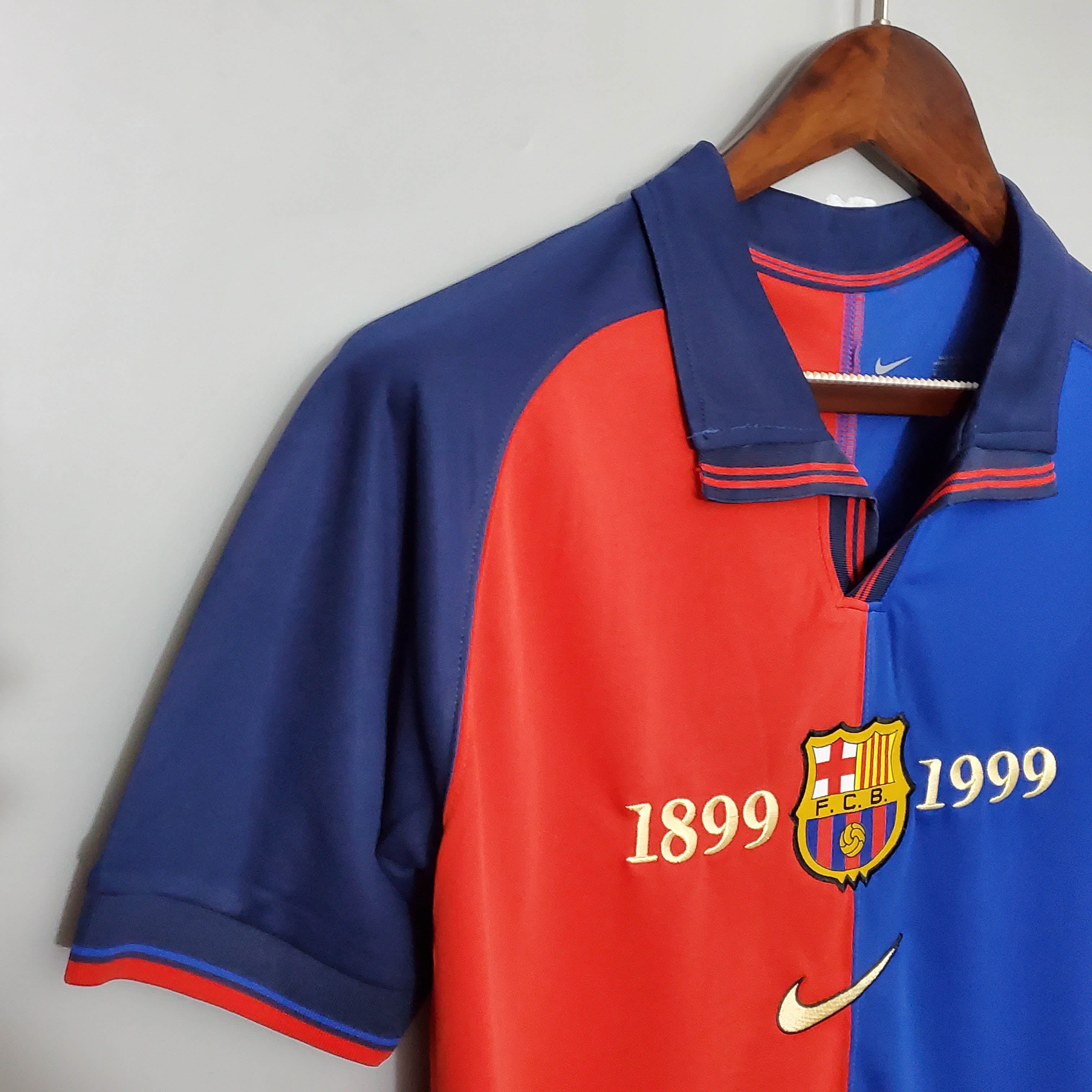 1999/2000 Retro Barcelona Home 100th Anniversary Version