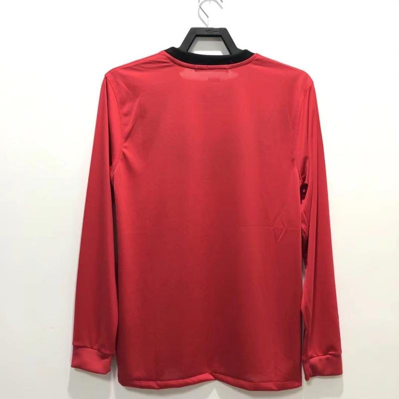 2009/2010 Retro Long Sleeve Manchester United Home