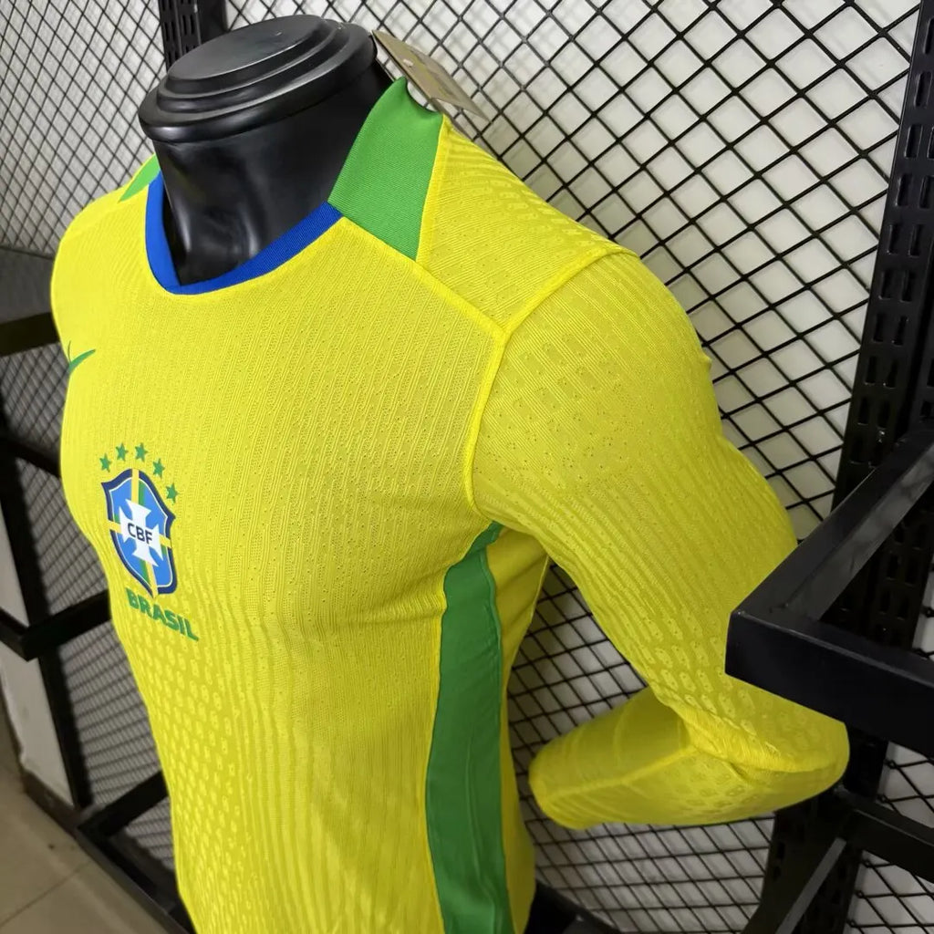2025/2026 Long sleeves Player Version Brazil Home