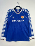 1988-1990 Retro Long Sleeve Manchester United Third Away