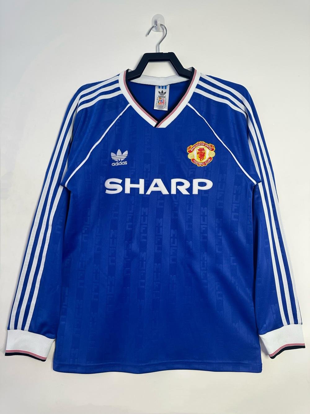 1988-1990 Retro Long Sleeve Manchester United Third Away