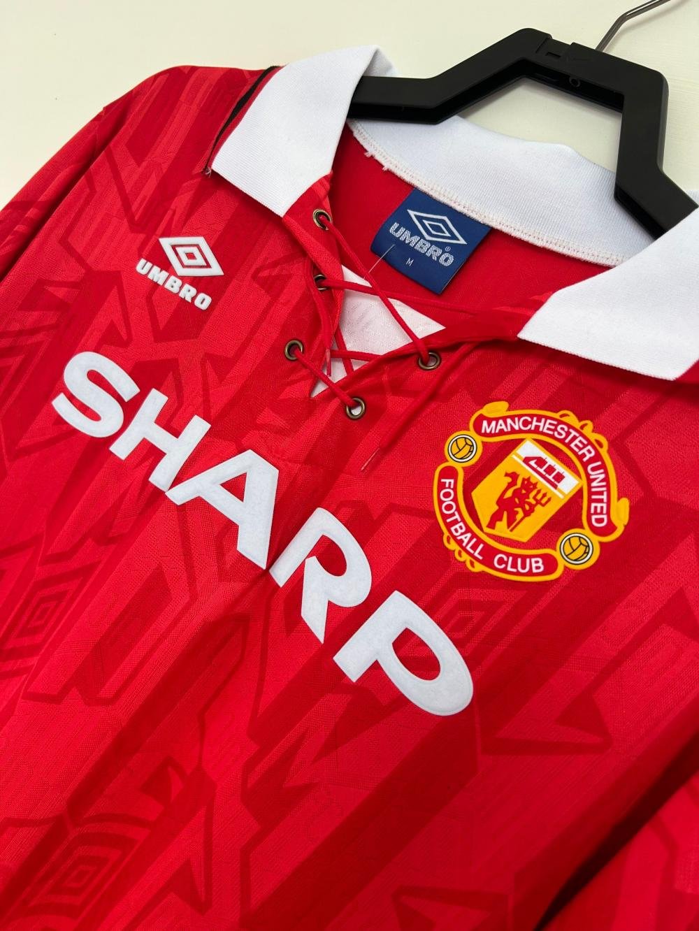 1992/1994 Retro Long Sleeve Manchester United Home