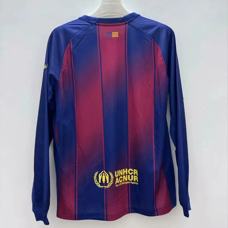 2025/2026 Long Sleeve Barcelona Home