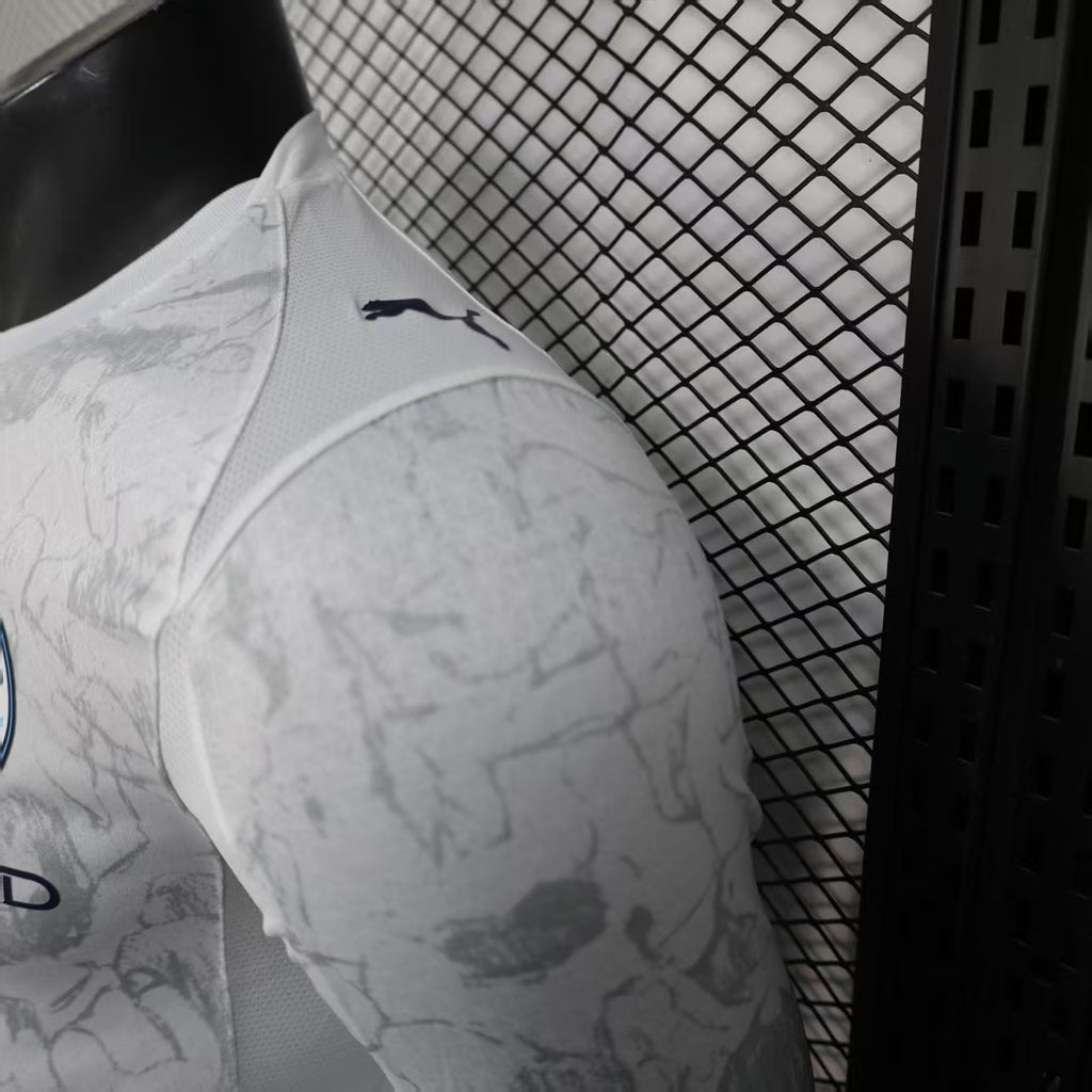 2025/2026 Long Sleeve Player Version Manchester City KidSuper Joint Edition White