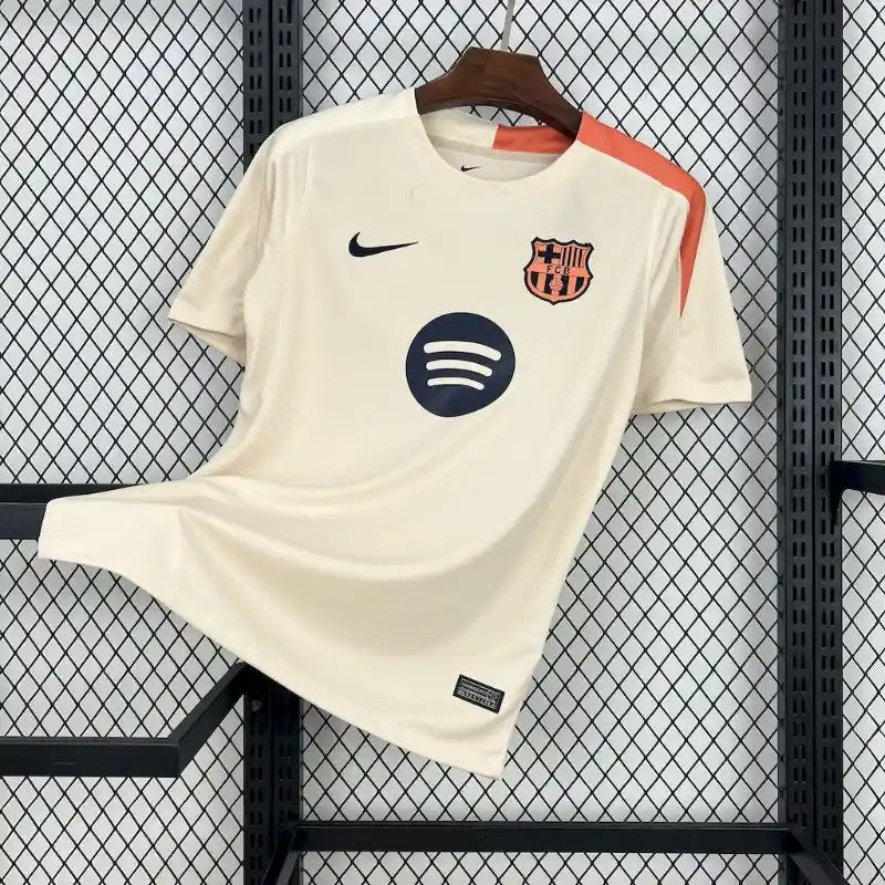 2025/2026 Barcelona Training Wear cream-yellow