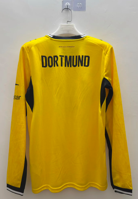 2026/2027 Long Sleeve Dortmund Home Football Shirt 1:1 Thai Quality topjersey