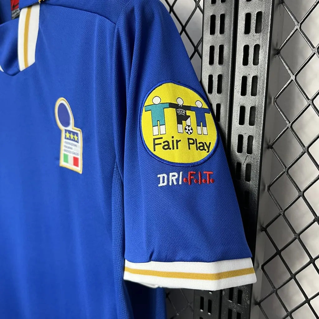 1996 Retro Italy Home Soccer Shirt