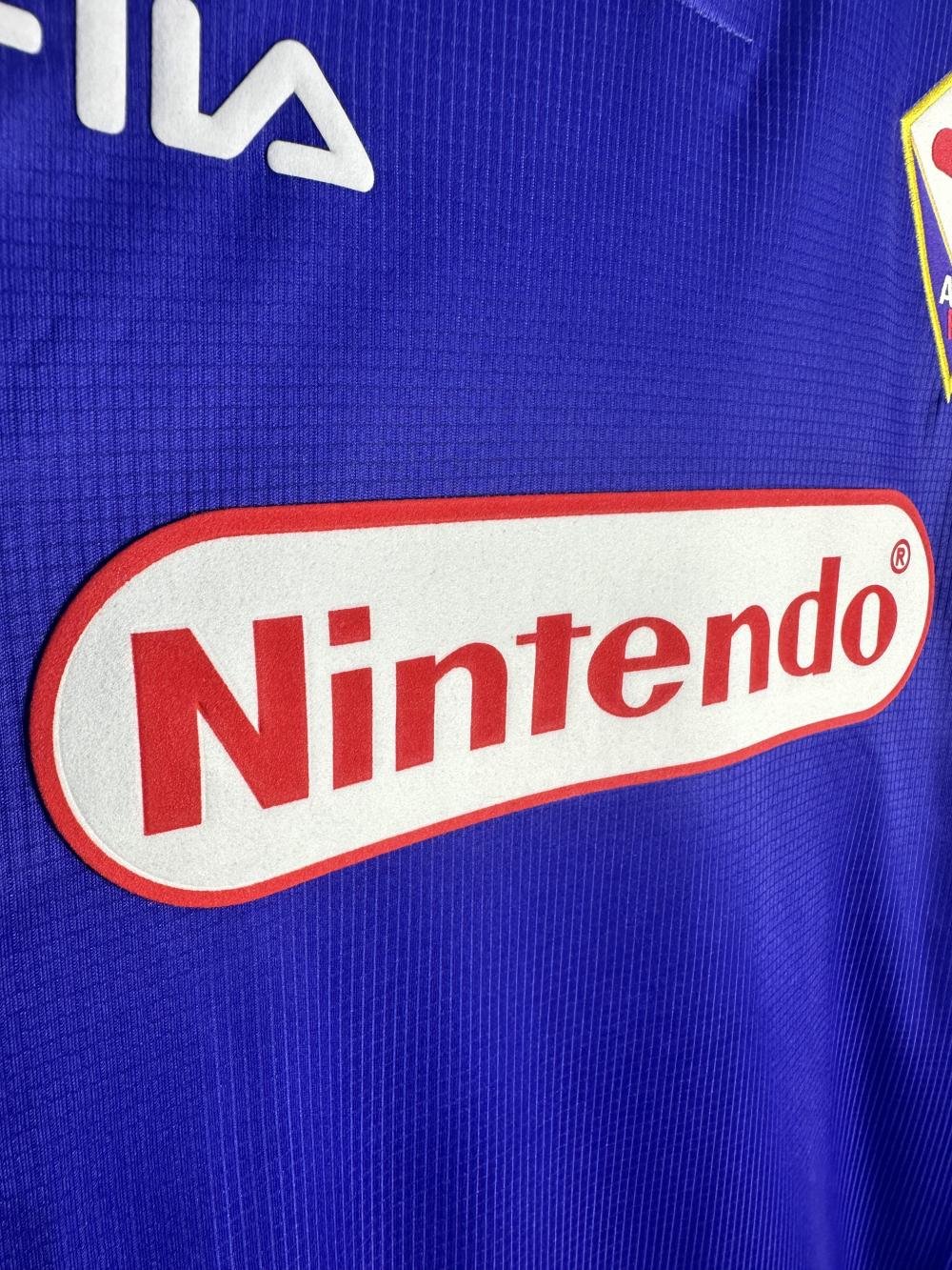 1998/1999 Retro Long Sleeve Fiorentina Home