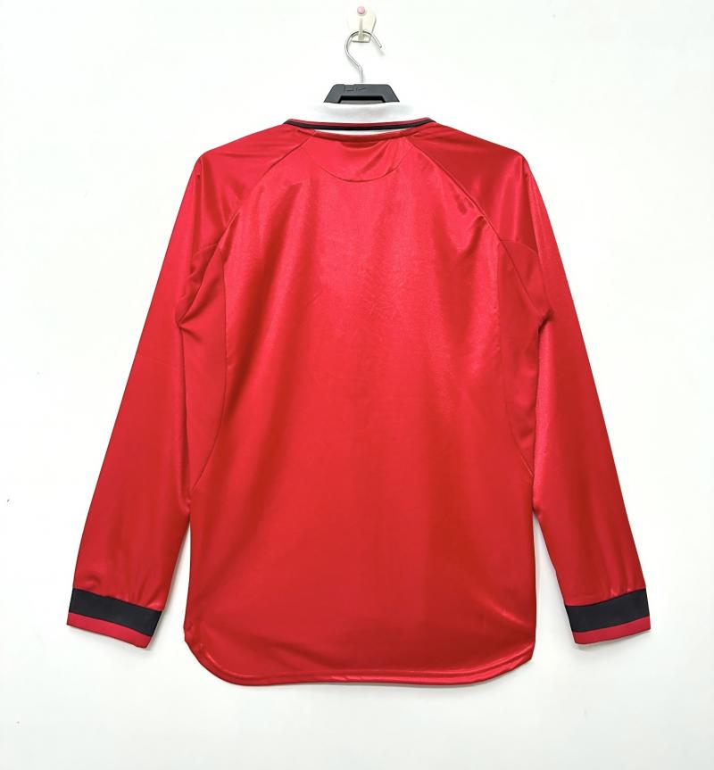 1999/2000 Retro Long Sleeve Manchester United Home