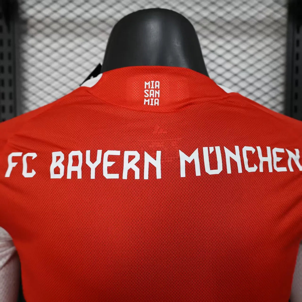 2025-2026 Long Sleeves Player Version Bayern Munich Home