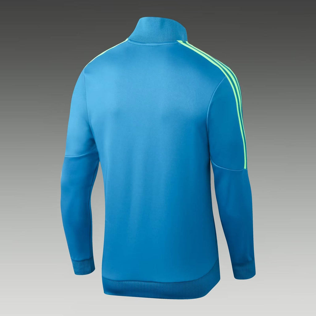 2022/2023 Juventus Long Zipped Jacket Blue